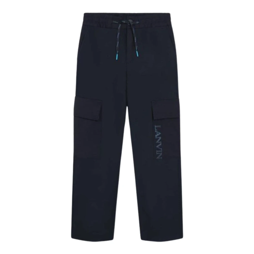 Lanvin Blå elastiska byxor Blue, Pojke