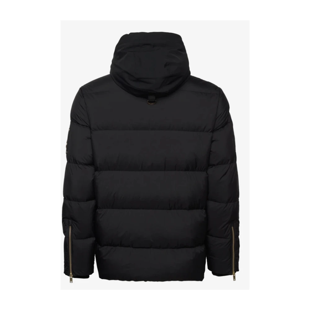 Moose Knuckles Everest Gold Zwarte Jas Black Heren