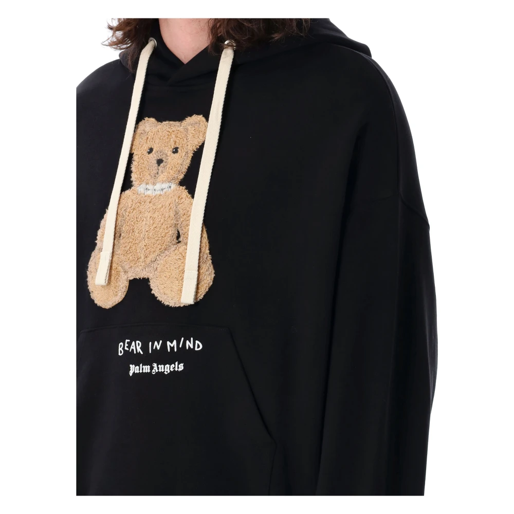 Palm Angels Bear Mind Hoodie Black Heren