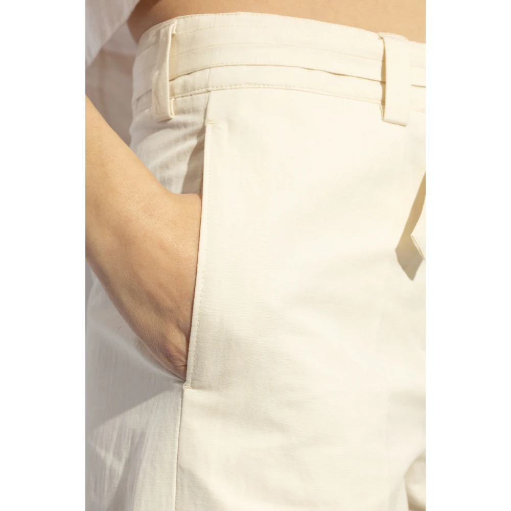 A.p.c. Broek met stropdas Beige Dames