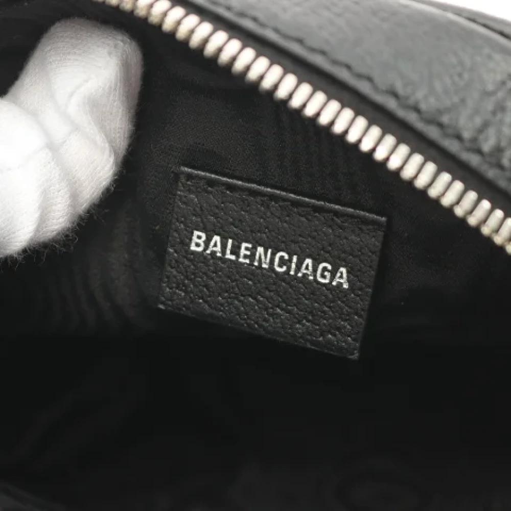 Balenciaga Vintage Pre-owned Cotton shoulder-bags Black Dames