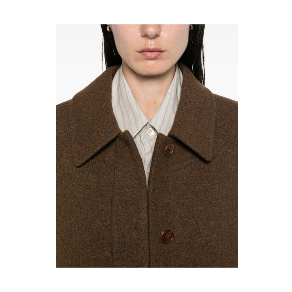 LOW Classic Kameelwollen jas Brown Dames