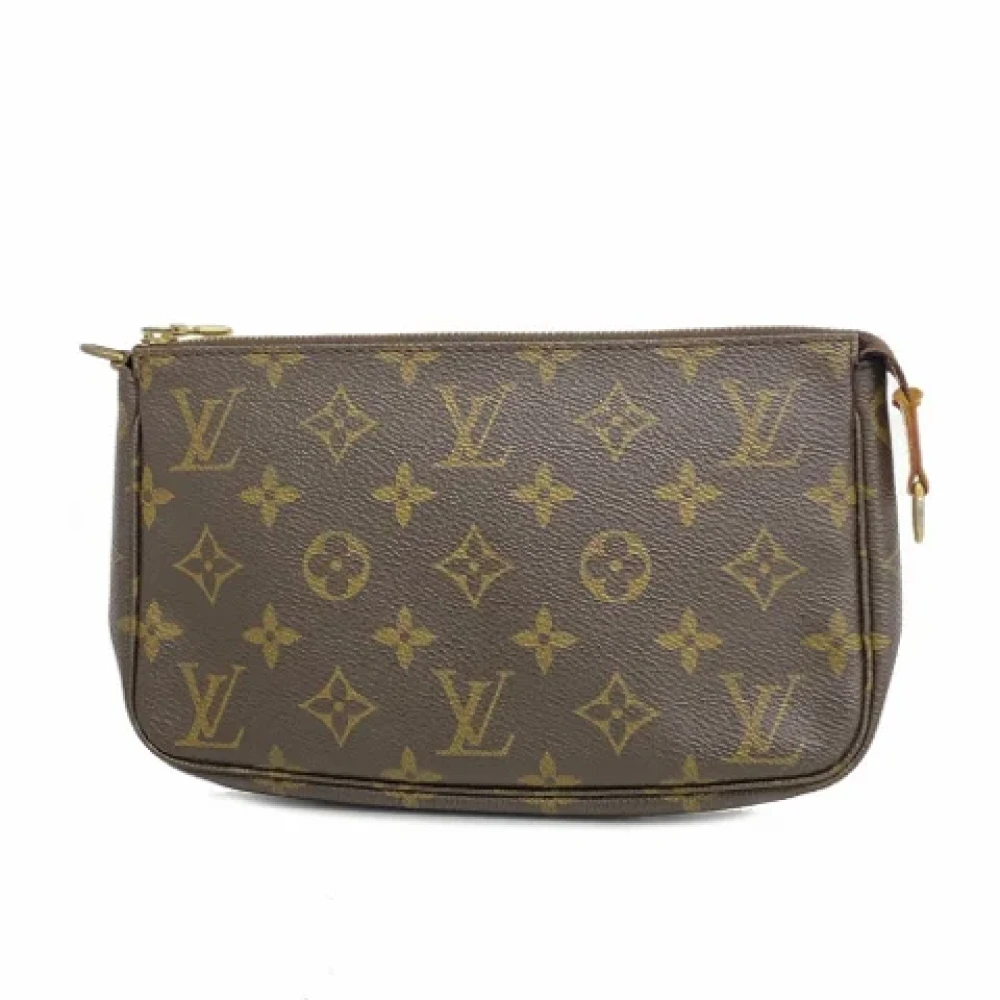 Louis Vuitton Vintage Pre-owned Fabric clutches Brown Dames