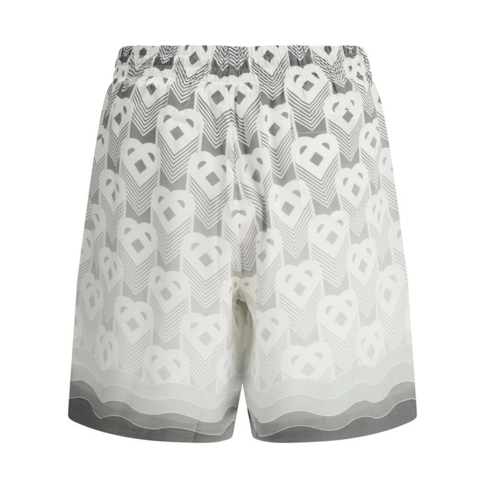 Casablanca Logo Detail Zijden Trekkoord Shorts Multicolor Heren