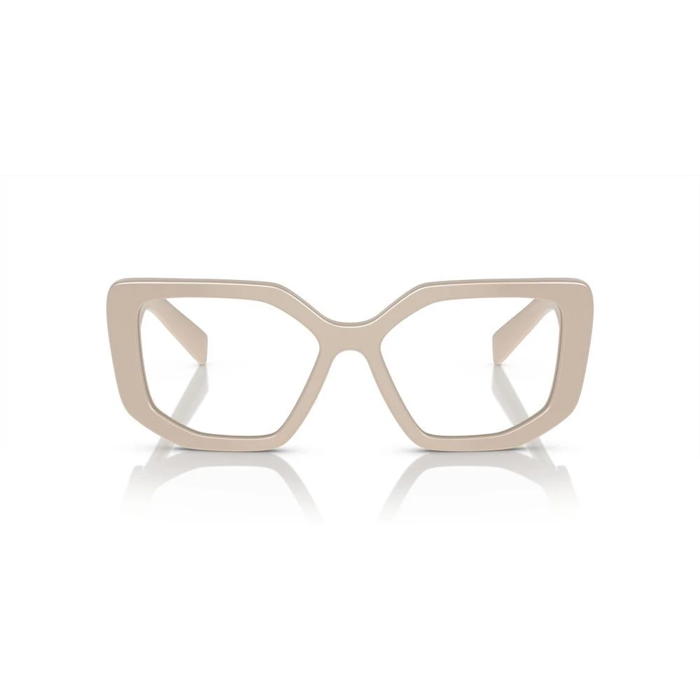 Prada Witte Zonnebril Montuur White Unisex