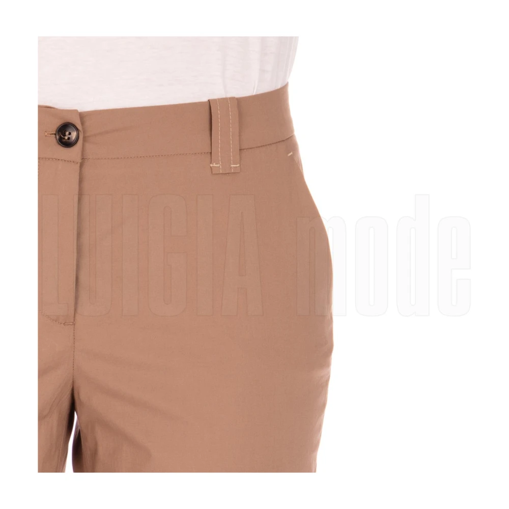 Via Masini 80 Stijlvolle Herenbroek Beige Dames