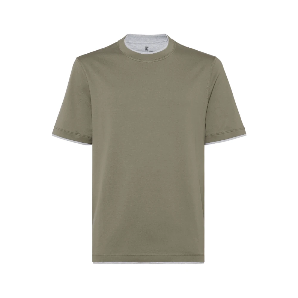 Sage Green Crew-Neck T-Shirt