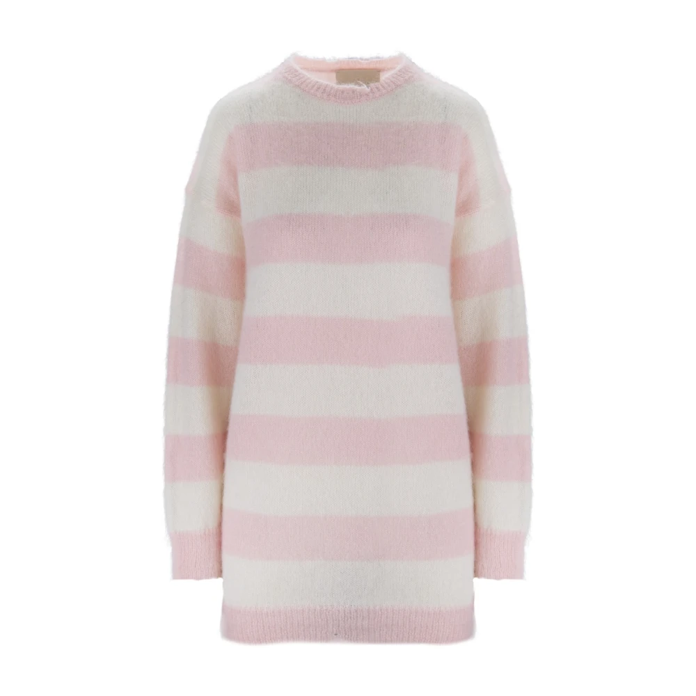 Aniye By Mohair Blend Trui met Lange Mouwen Pink Dames