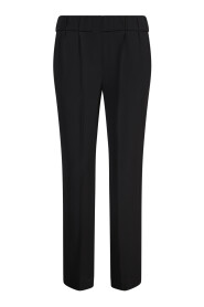 Schwarze Slim-Fit Hose mit elastischem Bund