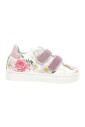 chaussures-plates-blanches-a-fleurs