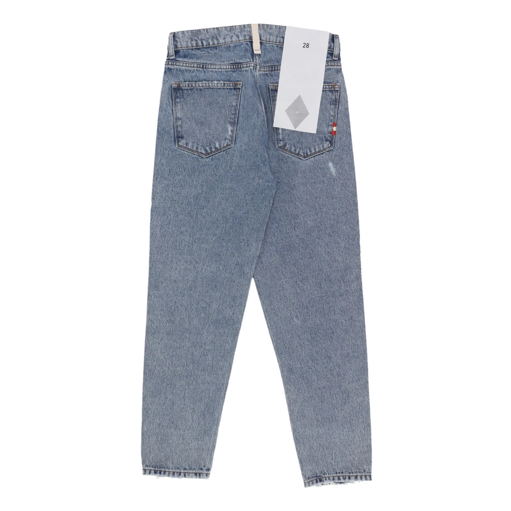 Amish Slim Fit Denim Jeans Blue Heren
