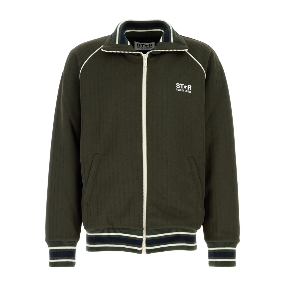 Golden Goose Giacca Zip-through Sweatshirt Green Heren