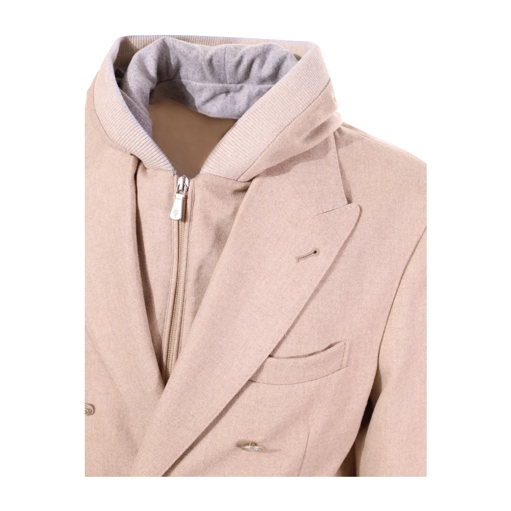 Eleventy Zandjassen voor Stijlvolle Outfits Beige Heren