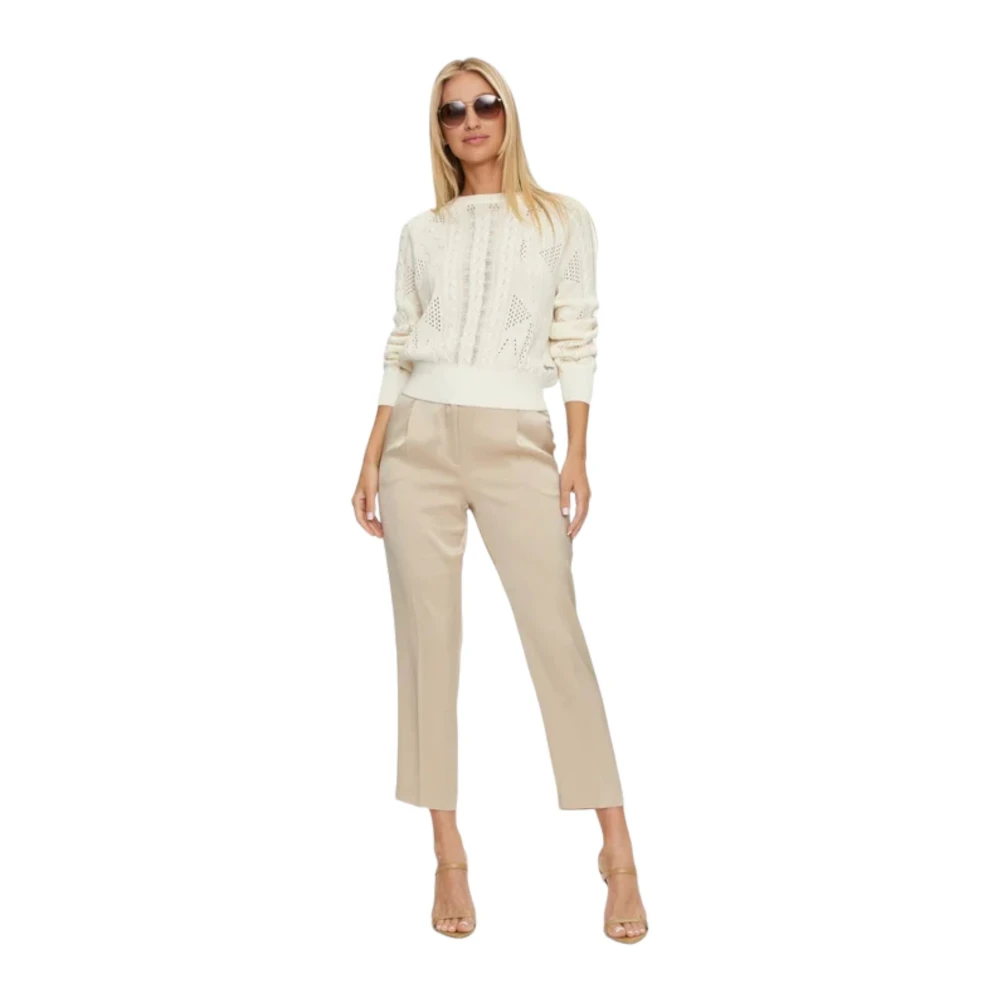 Guess Ronde hals trui White Dames