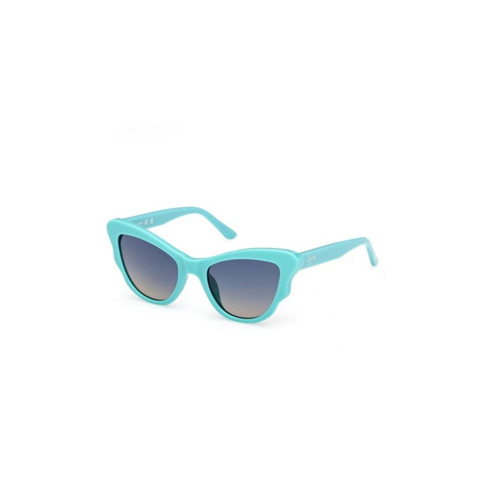 Guess Blue Sunglasses, Unisex, 47 Mm, Cat-Eye Sunglasses