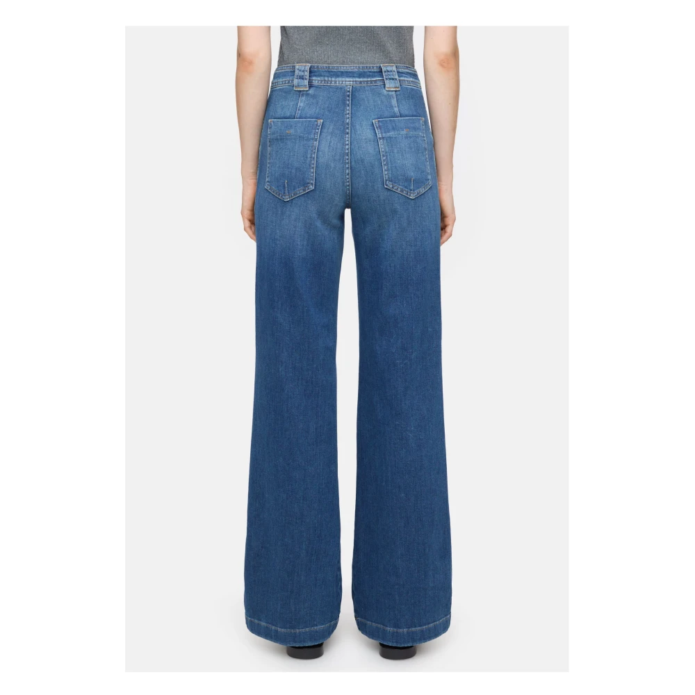 closed Aria Blauwe Stijlvolle Top Blue Dames