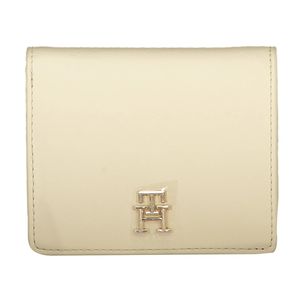 Tommy Hilfiger Beige Dam Plånbok med Dragkedja Stängning Beige, Dam