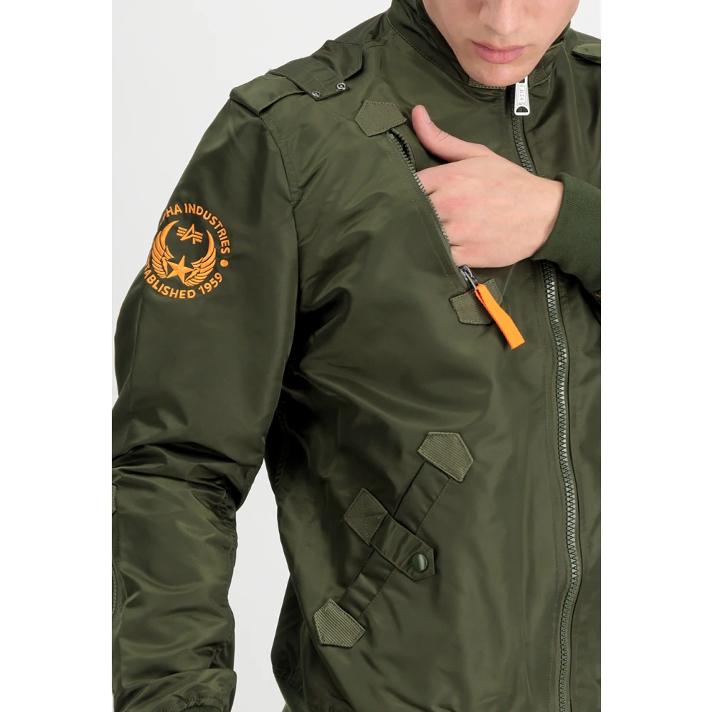 alpha industries Falcon II Donkergroene Vluchtjas Green Heren