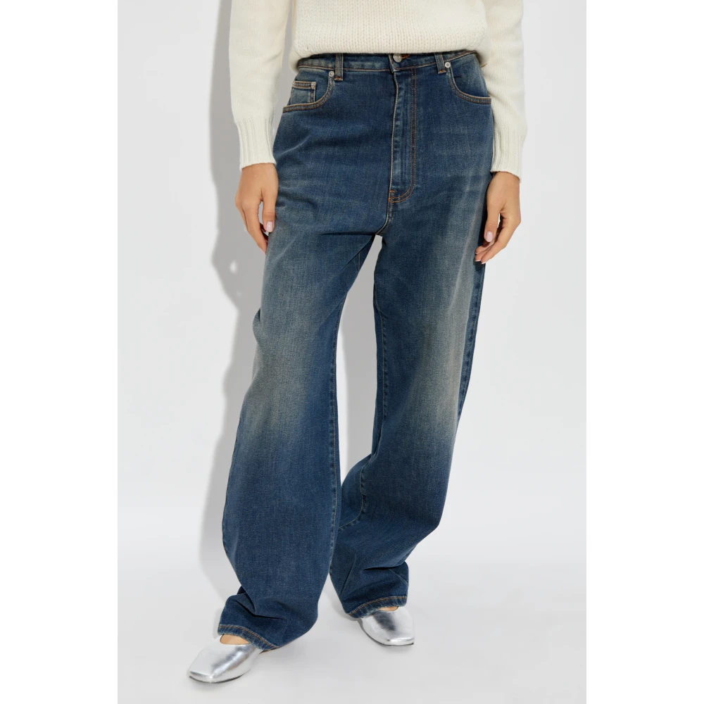 Fabiana Filippi Straight leg jeans Blue Dames