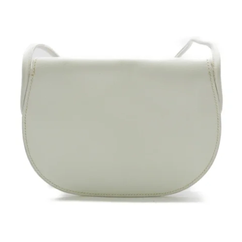 Hermès Vintage Pre-owned Leather shoulder-bags White Dames