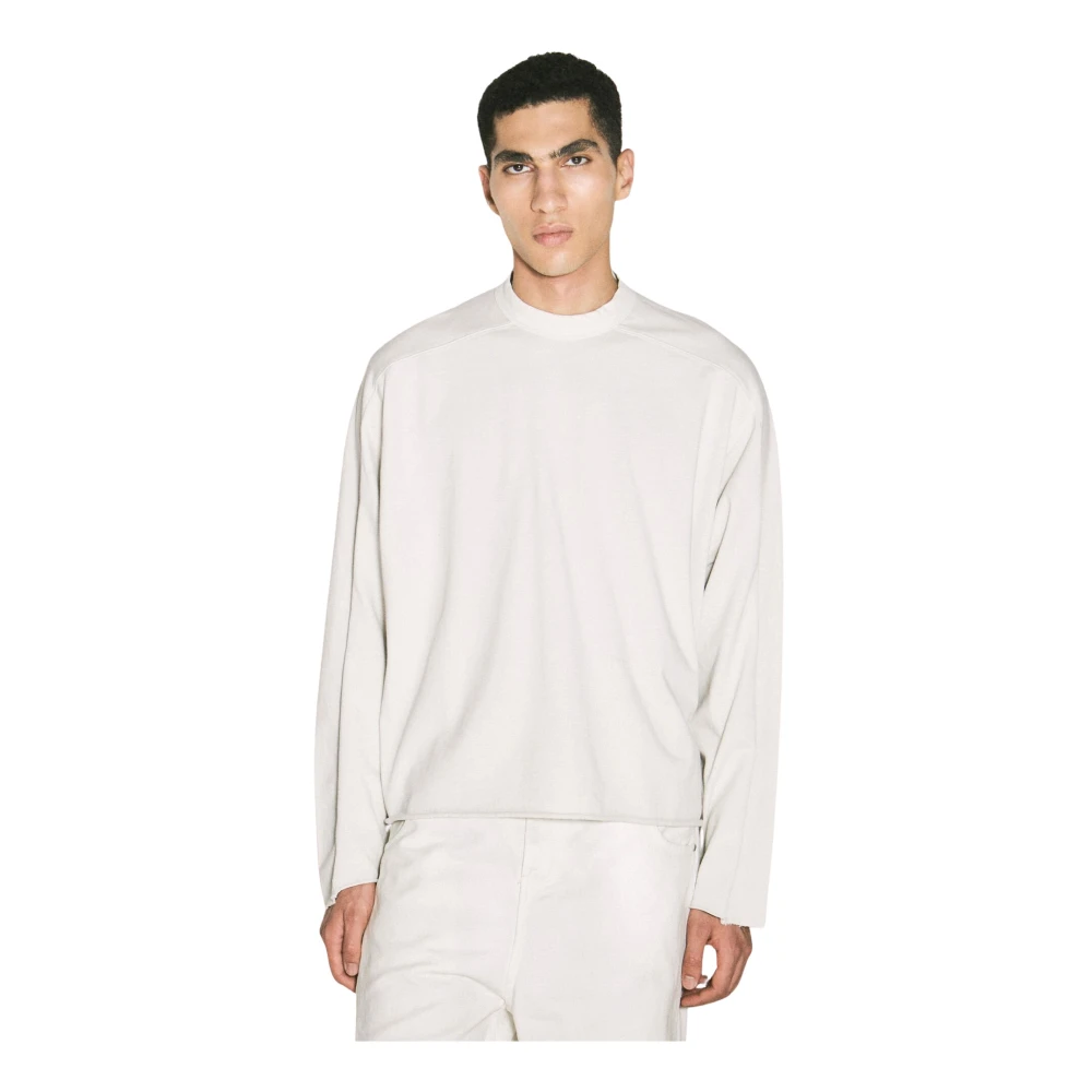 Entire Studios Katoenen Jersey Longsleeve T-shirt White Heren