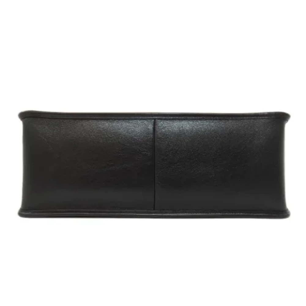 Chanel Vintage Pre-owned Leather totes Black Dames