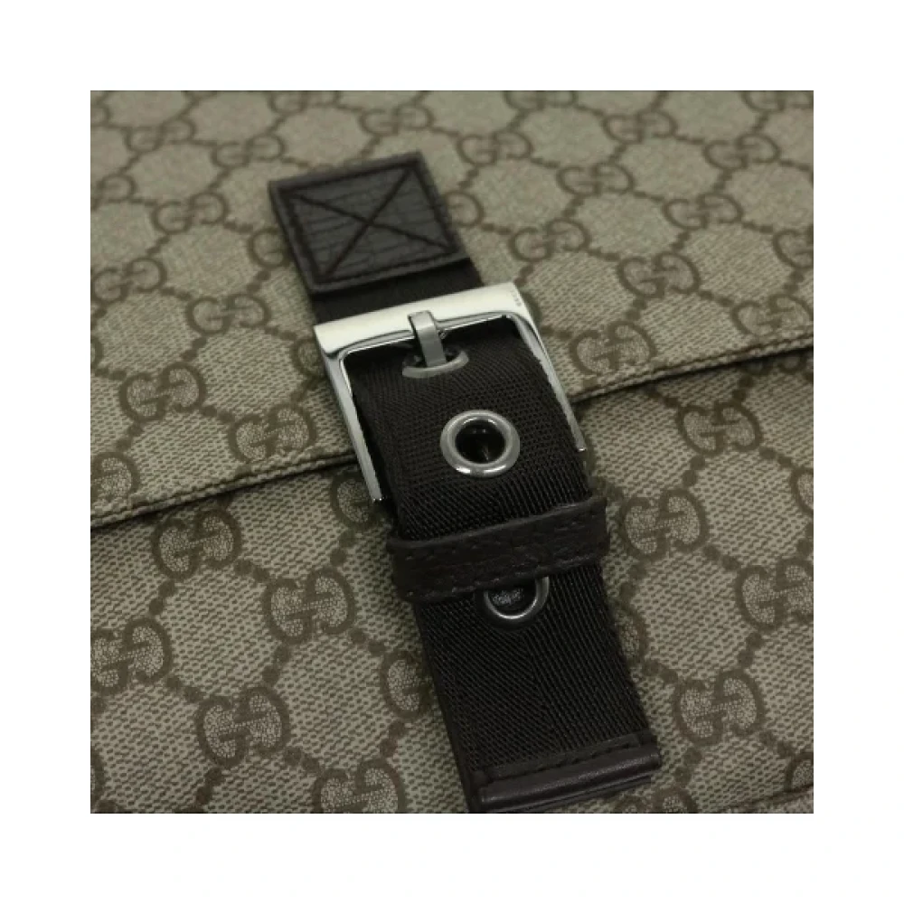 Gucci Vintage Pre-owned Canvas gucci-bags Beige Dames