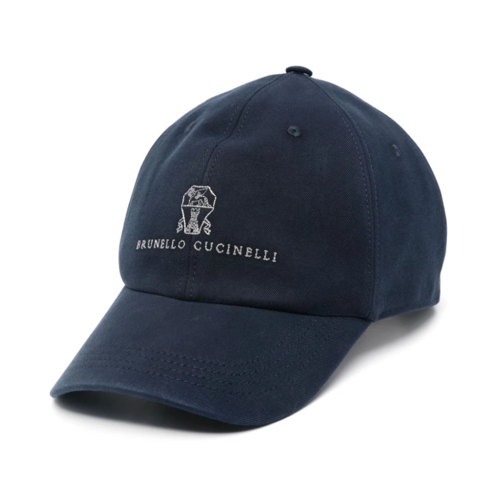 BRUNELLO CUCINELLI Zwarte Hoed Heren Accessoires Blue Heren
