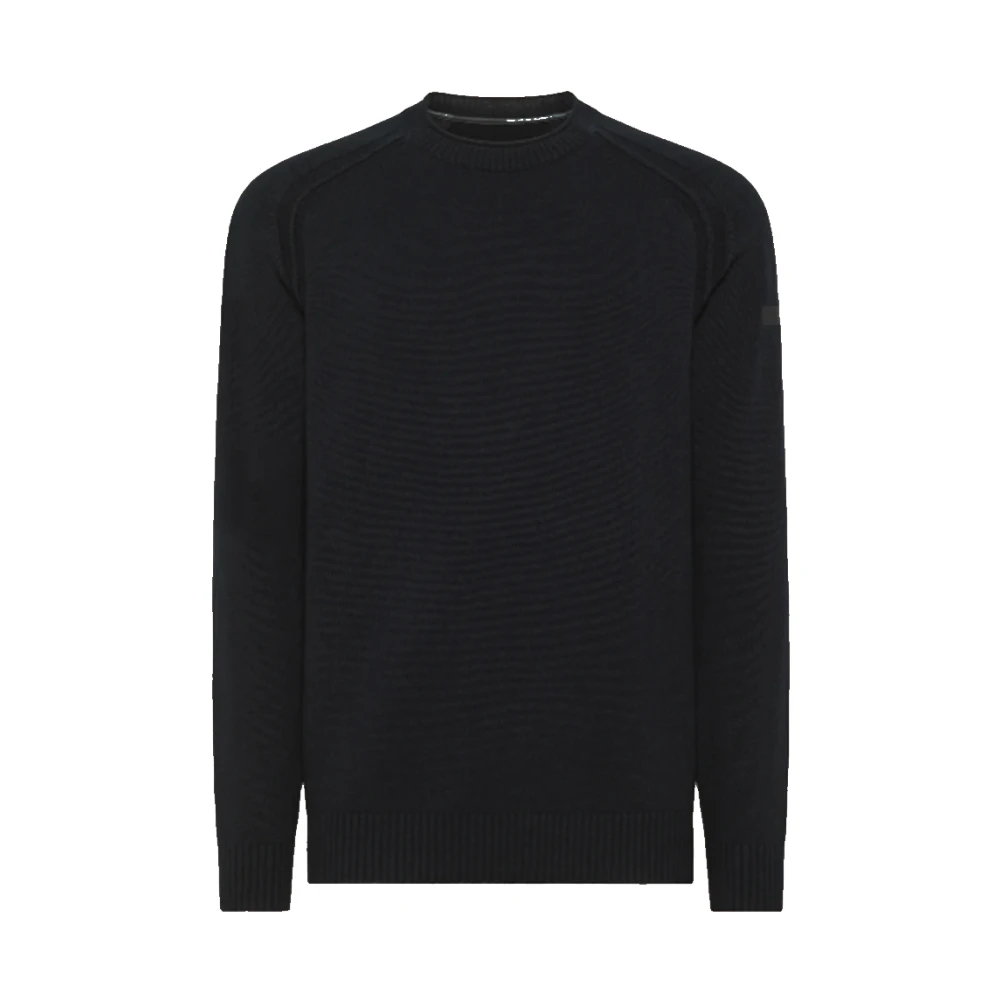 RRD Effen Ronde Knit Black Heren