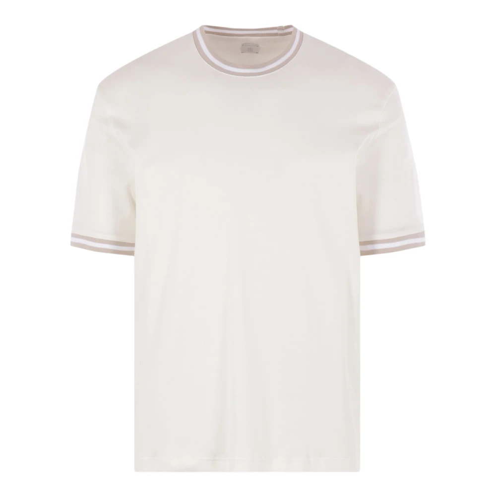 Eleventy Hombre Blanco - Camiseta De Algodón - Tops - 2XL - Camiseta De Algodón