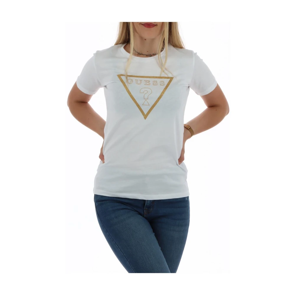 Guess - Tops > T-Shirts - White - Guess - Modalova