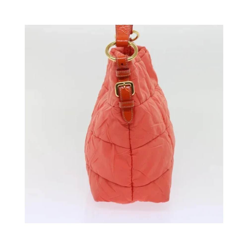 Prada Vintage Pre-owned Fabric handbags Orange Dames