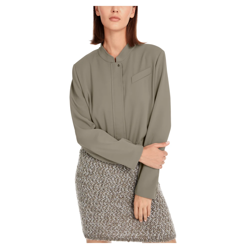Marc Cain Flowing Blouson Jack Green Dames