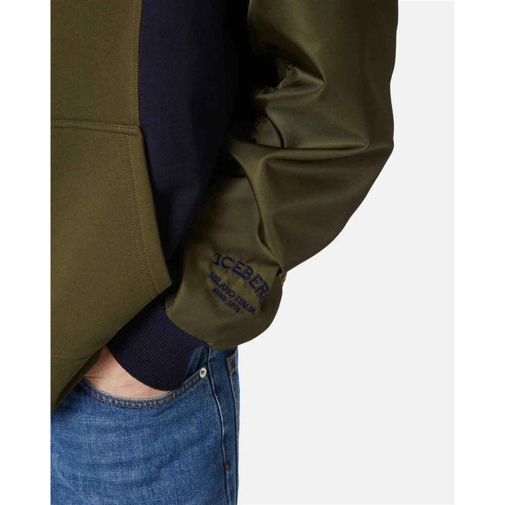 Iceberg De Re-Edit sweatshirt met Bugs Bunny Boxer Green Heren