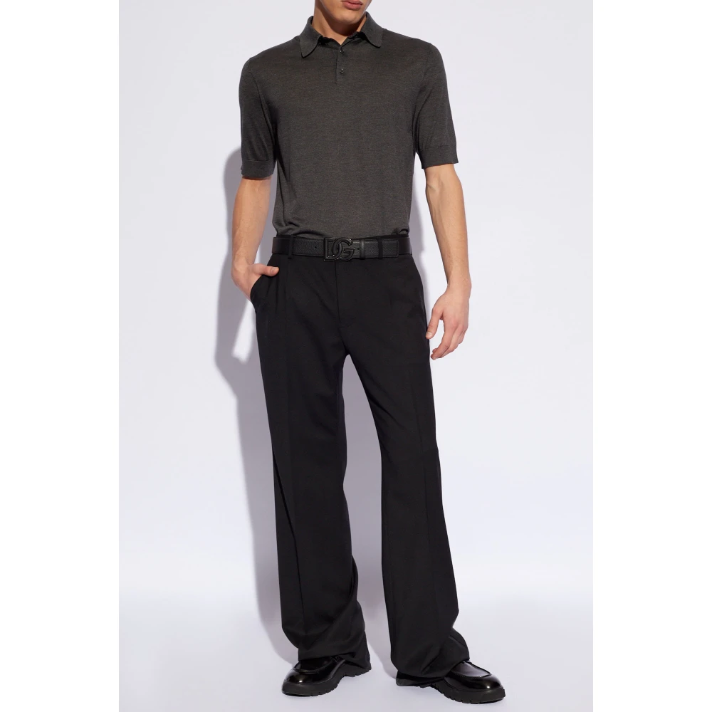 Dolce & Gabbana Wollen broek Gray Heren