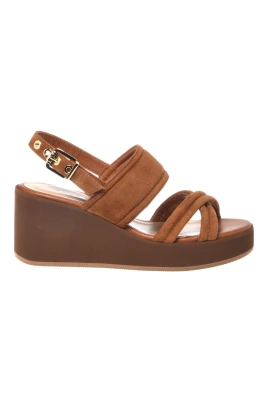 Suede Wedge Sandal