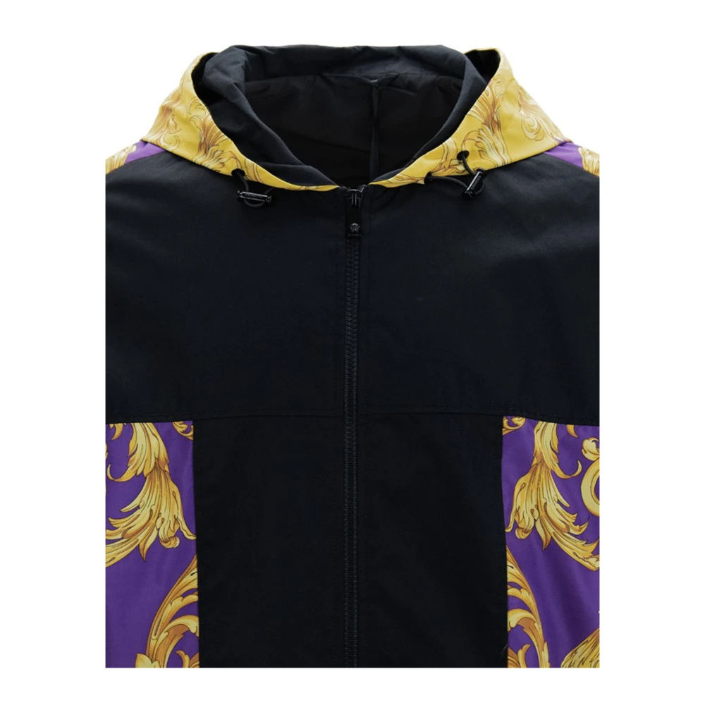 Versace Multicolor Hooded Ritsjas Royal Rebellion Black Heren