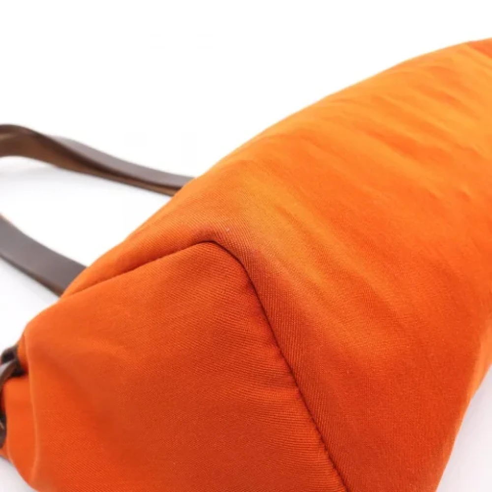 Hermès Vintage Pre-owned Fabric totes Orange Dames