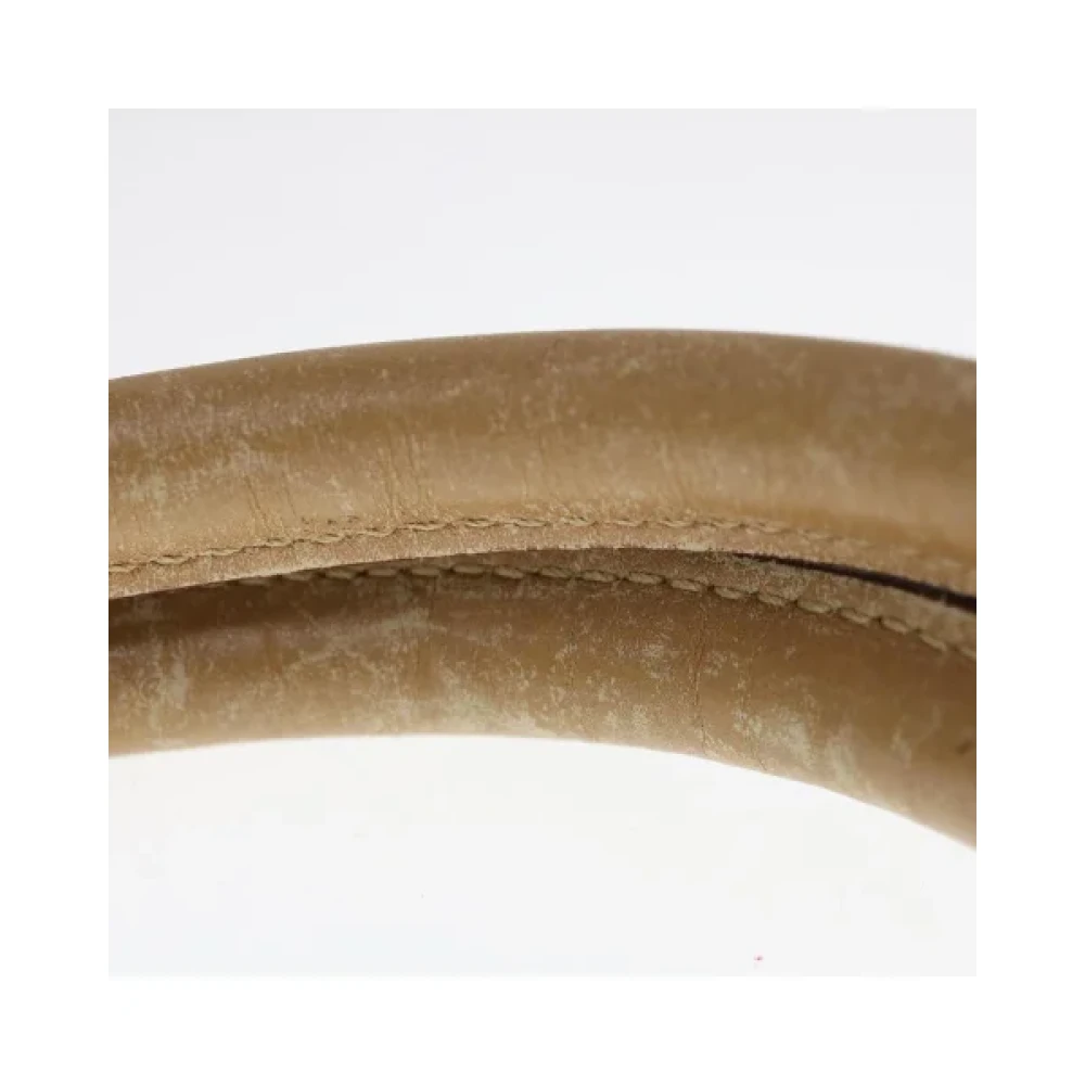 Prada Vintage Pre-owned Nylon prada-bags Beige Dames