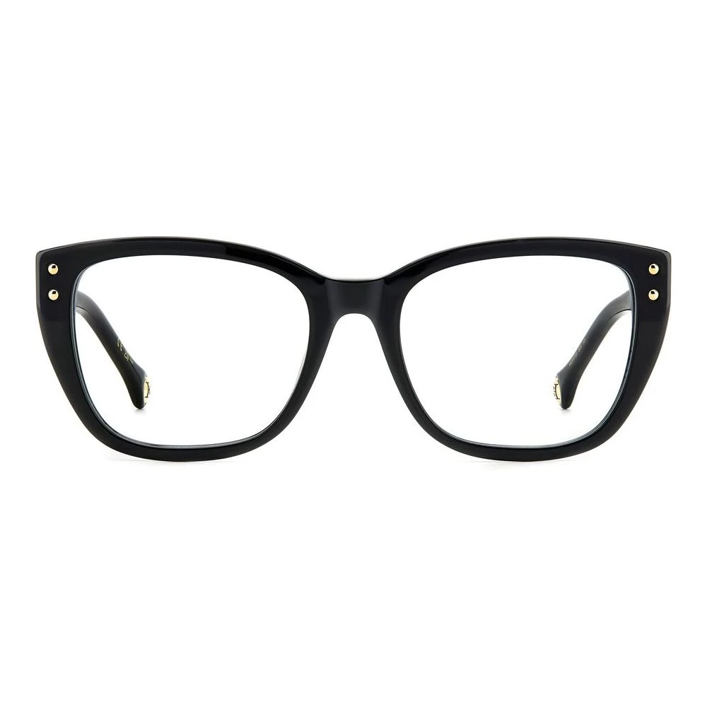 Carolina Herrera Zwart Witte Brillenmonturen Black Unisex