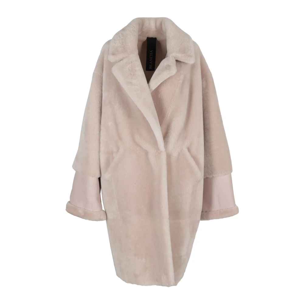 Blancha Warme Shearling Winterjas Pink Dames