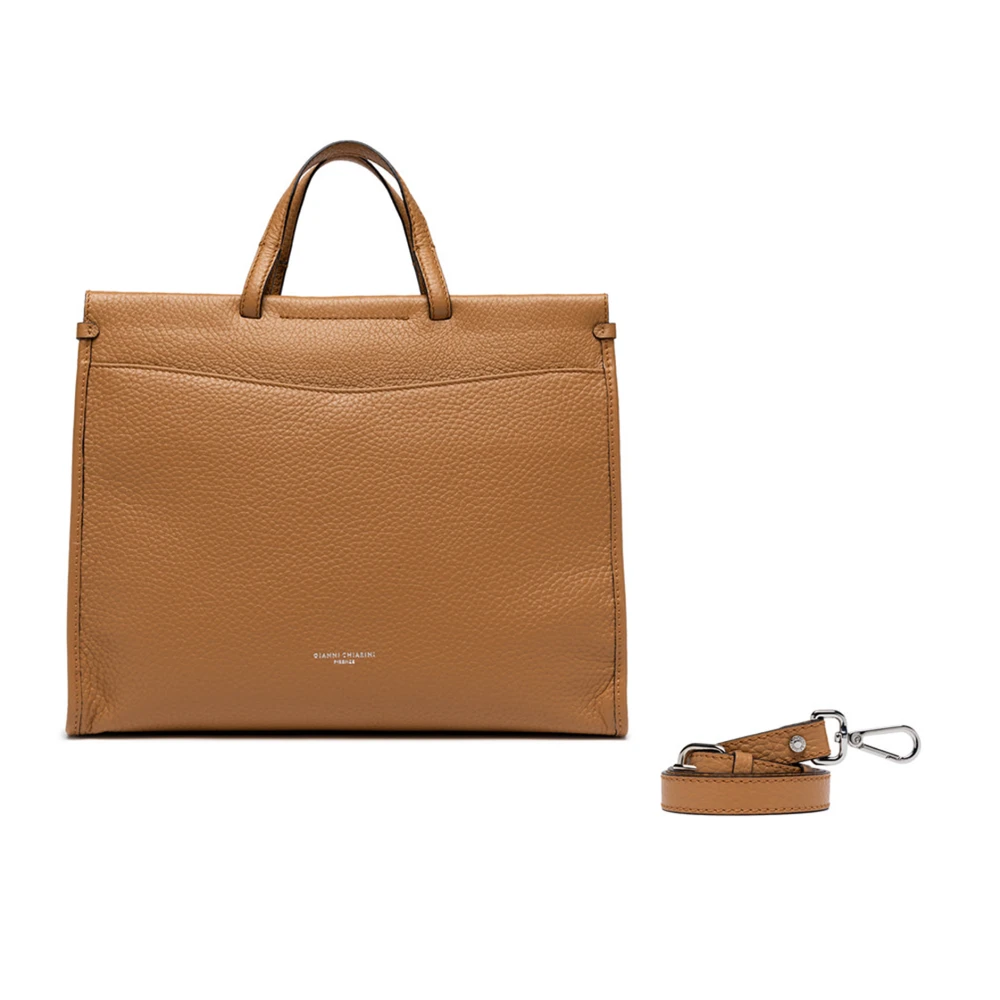 Gianni Chiarini Leren Werktas Lavinia Brown Dames