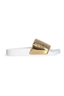 mirror-white-gold-sandals-with-logo