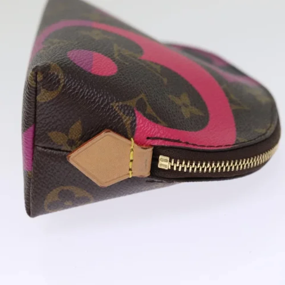 Louis Vuitton Vintage Pre-owned Canvas clutches Brown Dames