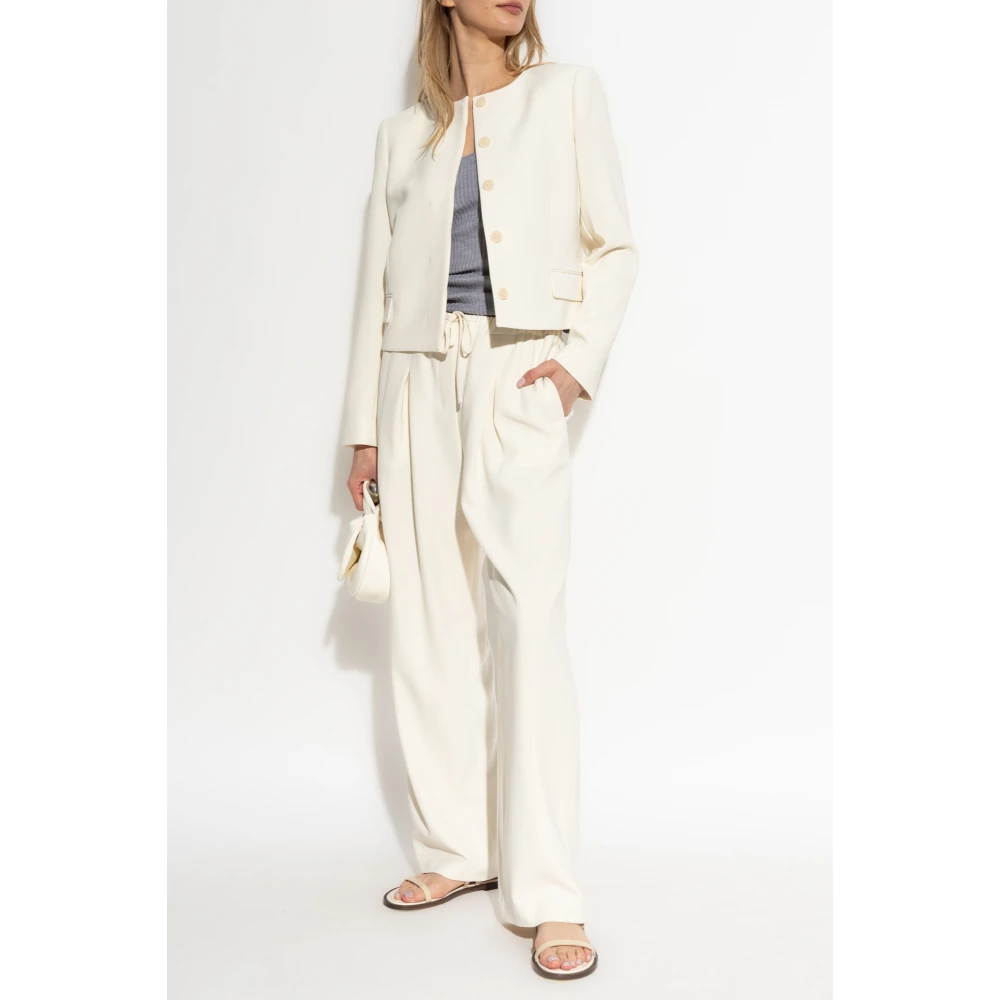 Theory Korte blazer Beige Dames