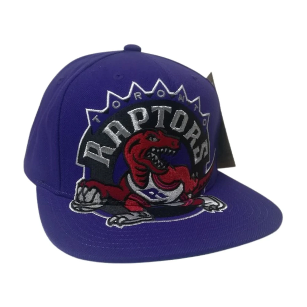 Mitchell & Ness Paarse Raptors NBA XL Logo Snapback Purple Heren