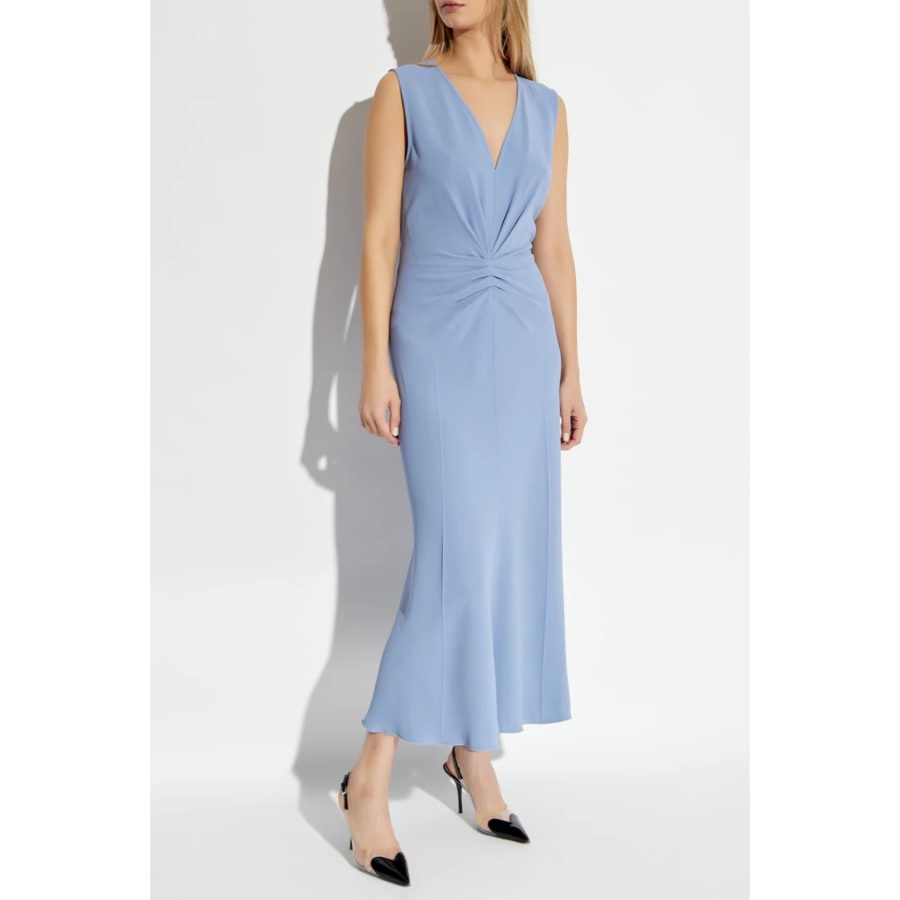 Victoria Beckham Mouwloze jurk Blue Dames