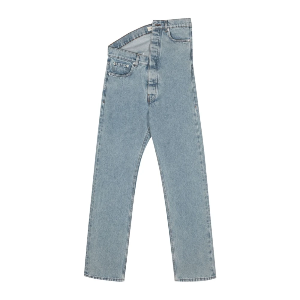 Y Project IJsblauwe Asymmetrische Taille Jeans Blue Heren