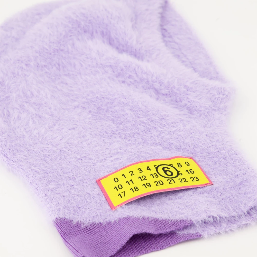 MM6 Maison Margiela Wol wollen cagoule Purple Dames