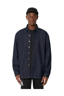 Camicia Långärmad Denimskjorta